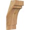 Ekena Millwork 6"W x 6"D x 14"H Merced Rough Sawn Knee Brace, Western Red Cedar BRC06X06X14MRC00RWR - alternate 1